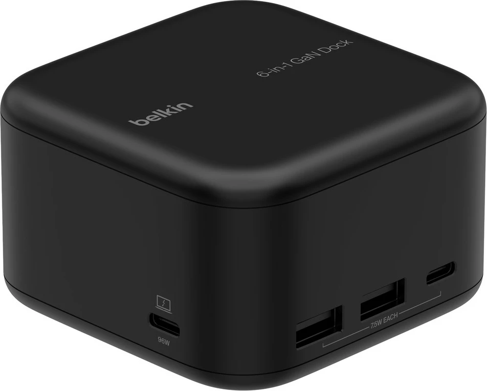Dok postaja USB-C 96W, 4K, Ethernet, črna — Belkin INC018vfBK
