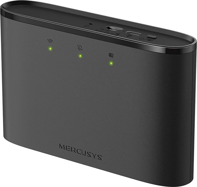 Mobilni usmerjevalnik 4G LTE Mercusys MT110, črn