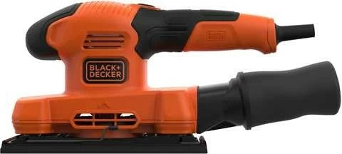 Orbitalna brusilka Black & Decker BEW220, 150 W, 14.000 RPM, črno-oranžna