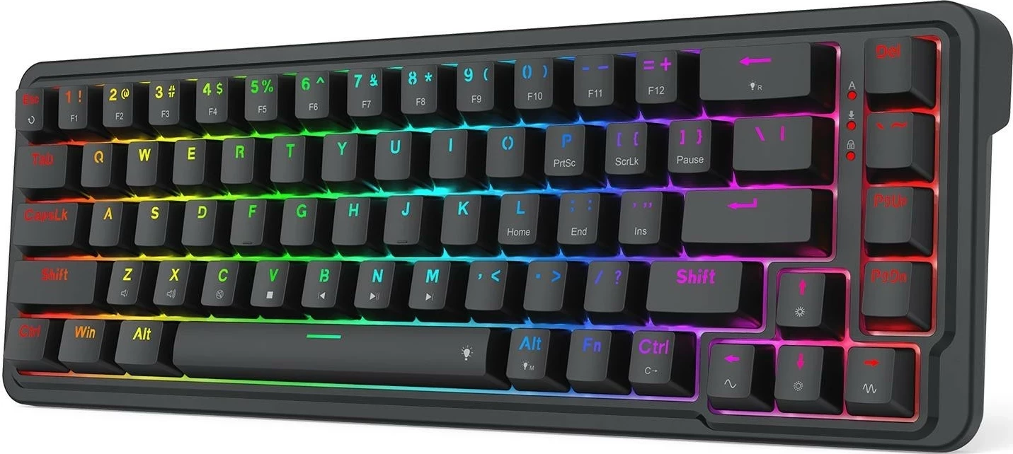 Mehanična tipkovnica Redragon K709-RGB NOVA, RGB, črna