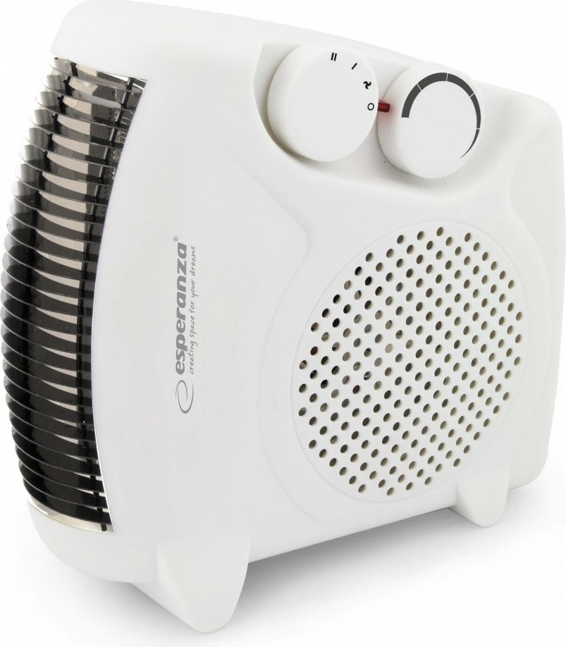 Električni grelnik z ventilatorjem Esperanza EHH004, 1000/2000 W, bel