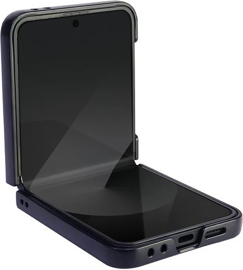 Ovitek iz sintetičnega usnja MagSafe za Samsung Galaxy Z Flip 6, črn, Audi