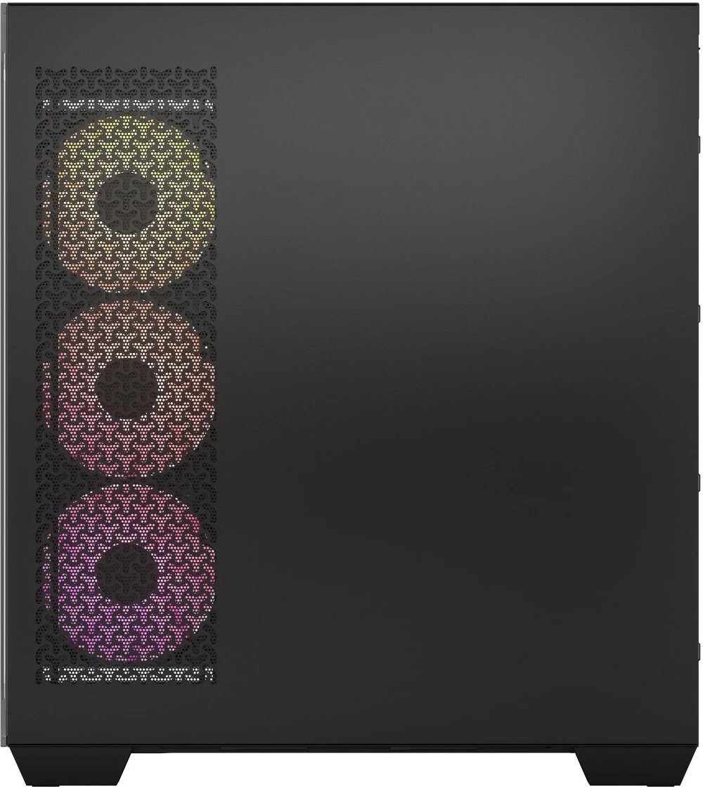 Ohišje Corsair 3500X iCUE LINK RGB TG, Midi Tower, črno