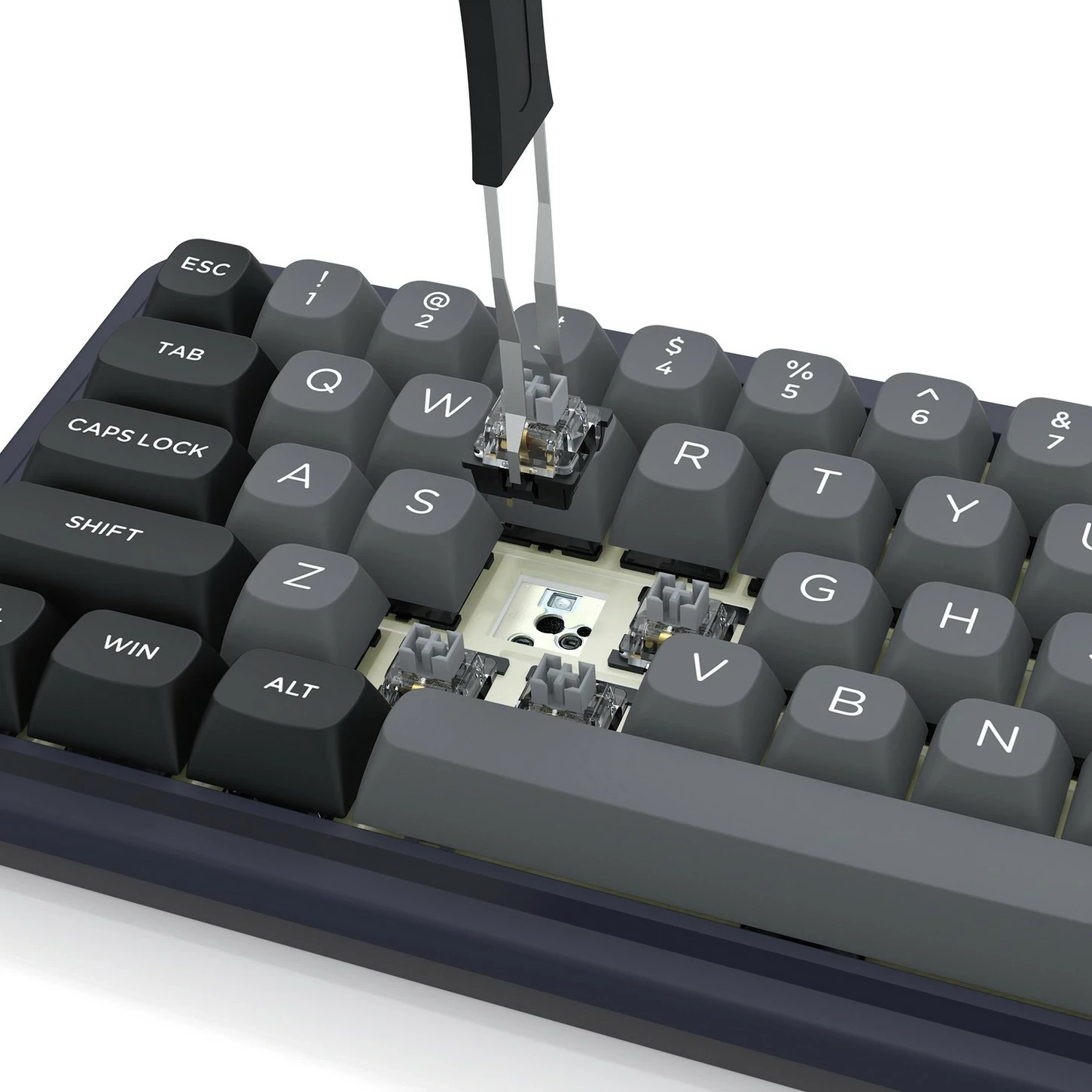 Mehanična tipkovnica Redragon Draconic V2 K730GB-RGB-PRO, 61 tipk, RGB, brezžična/žična, črna