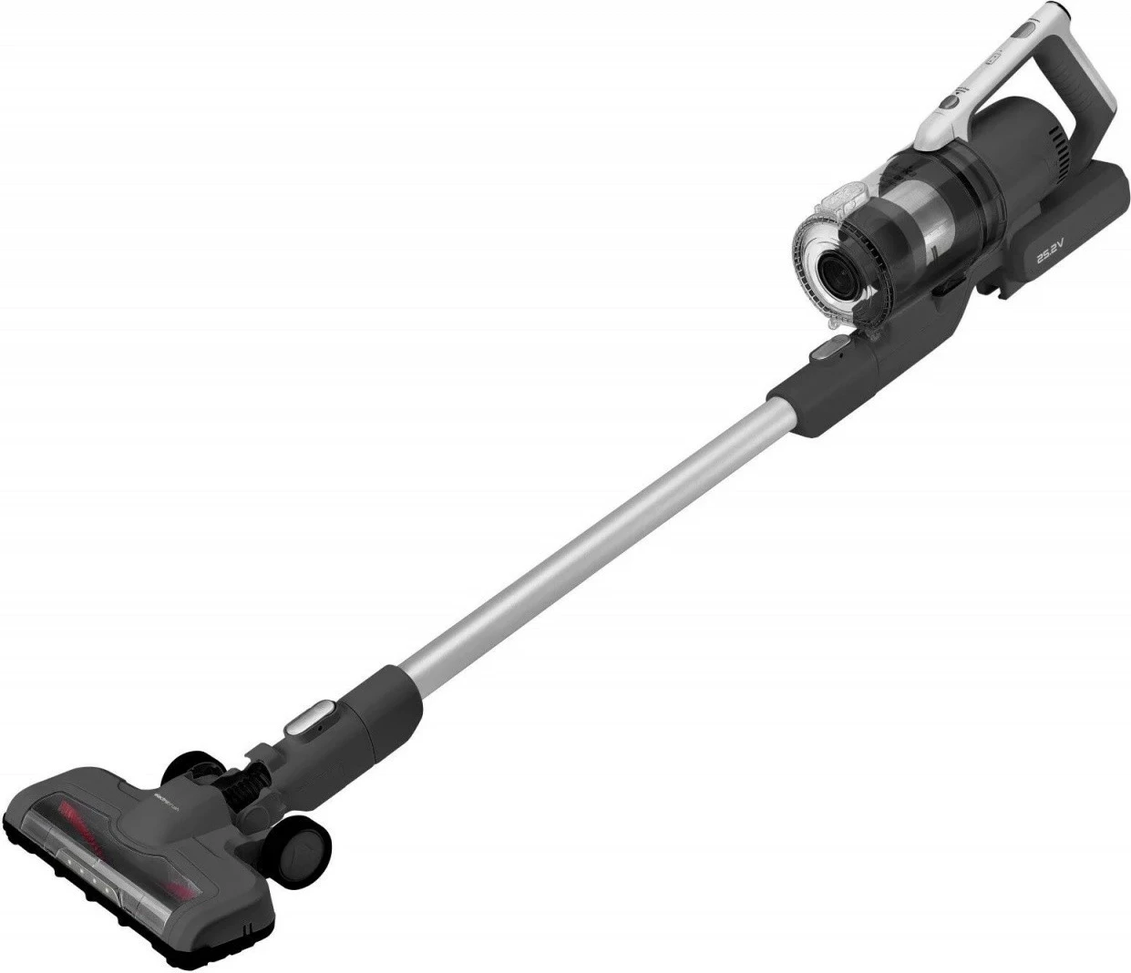 Vertikalen in prenosni sesalnik 2-v-1 Amica Joran Pet Turbo VM 9011, brez vrečke, 0,6 L, 60 min, črno/sivo/srebrn