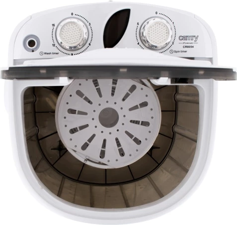 Prenosni pralni stroj z ožemanjem Adler CR 8054, 3 kg pranja, 1 kg ožemanja, program 15 min, bel/siv