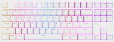 Mehančna tipkovnica, Genesis Thor 404 TKL, Kailh Box Brown V2, RGB, bela