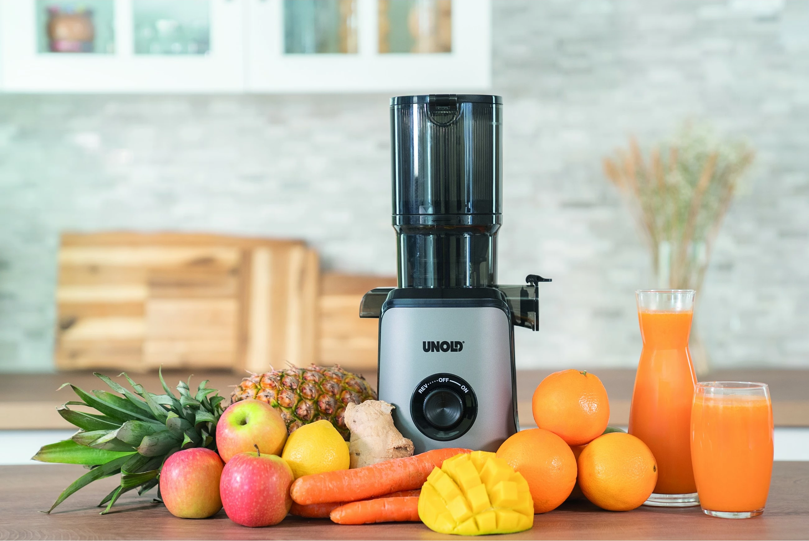 Počasni sokovnik UNOLD Sam 78275, 0,8 L, 80 RPM, ogleno siv