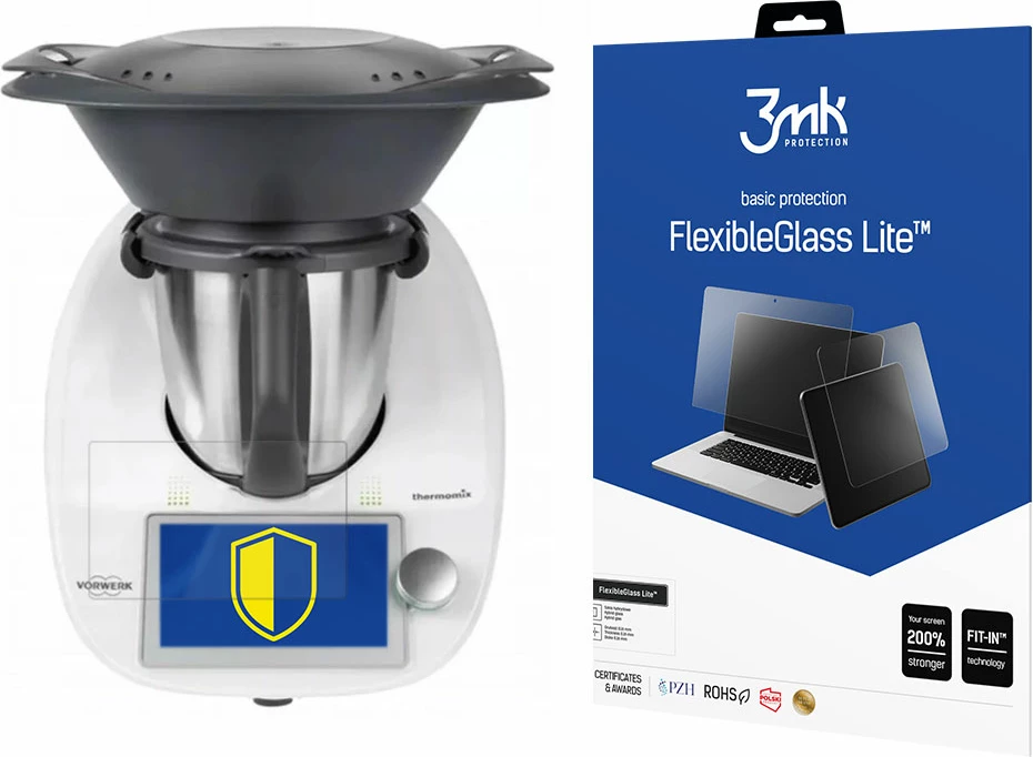 Zaščitno hibridno steklo 3mk FlexibleGlass Lite za Thermomix TM6