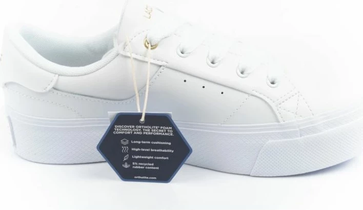 Superge za ženske Lacoste, bele