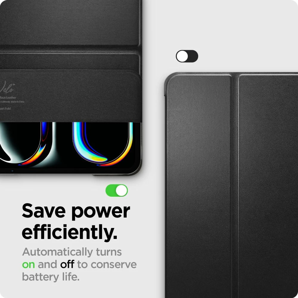 Ovitek za iPad Pro 11" (2024), črn, Spigen Smart Fold