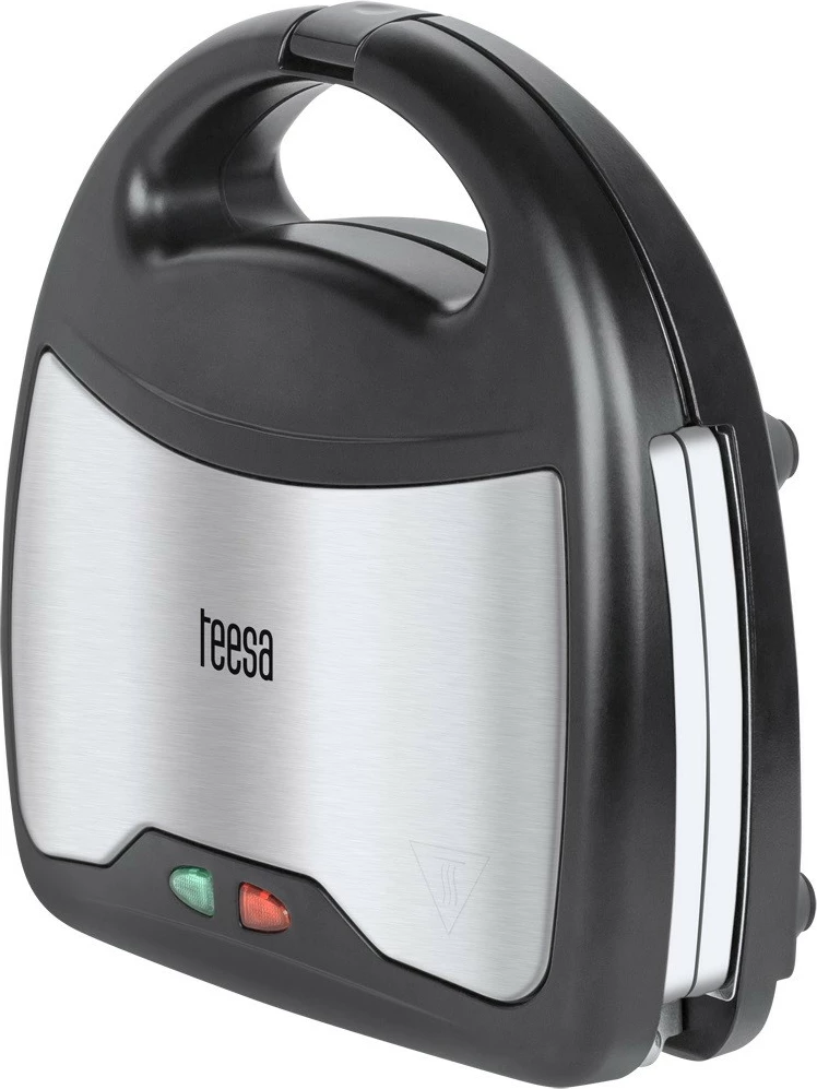 3-v-1 sendvičar TEESA TSA3221, z zamenljivimi keramičnimi ploščami, črn/inox