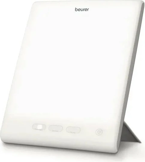 Svetilka za svetlobno terapijo Beurer TL45, 10.000 lux, 3 barvne temperature, 25 W, 20 × 20 cm, bela