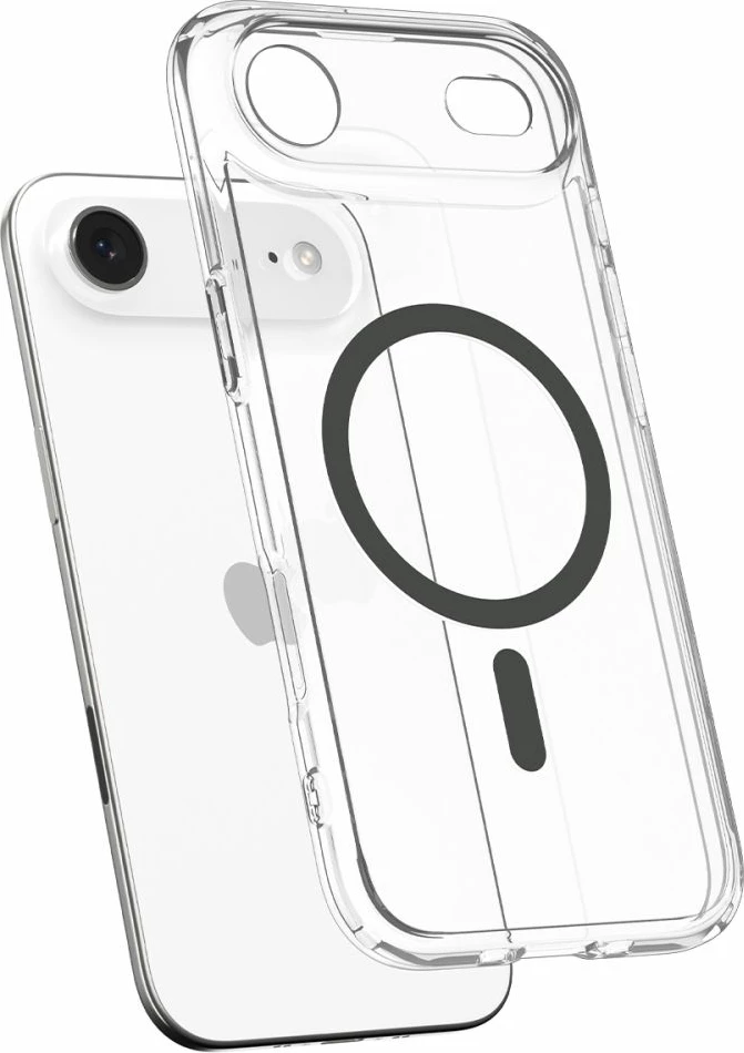 Ovitek Spigen Ultra Hybrid MagSafe za iPhone 17 Air, prozorno siv