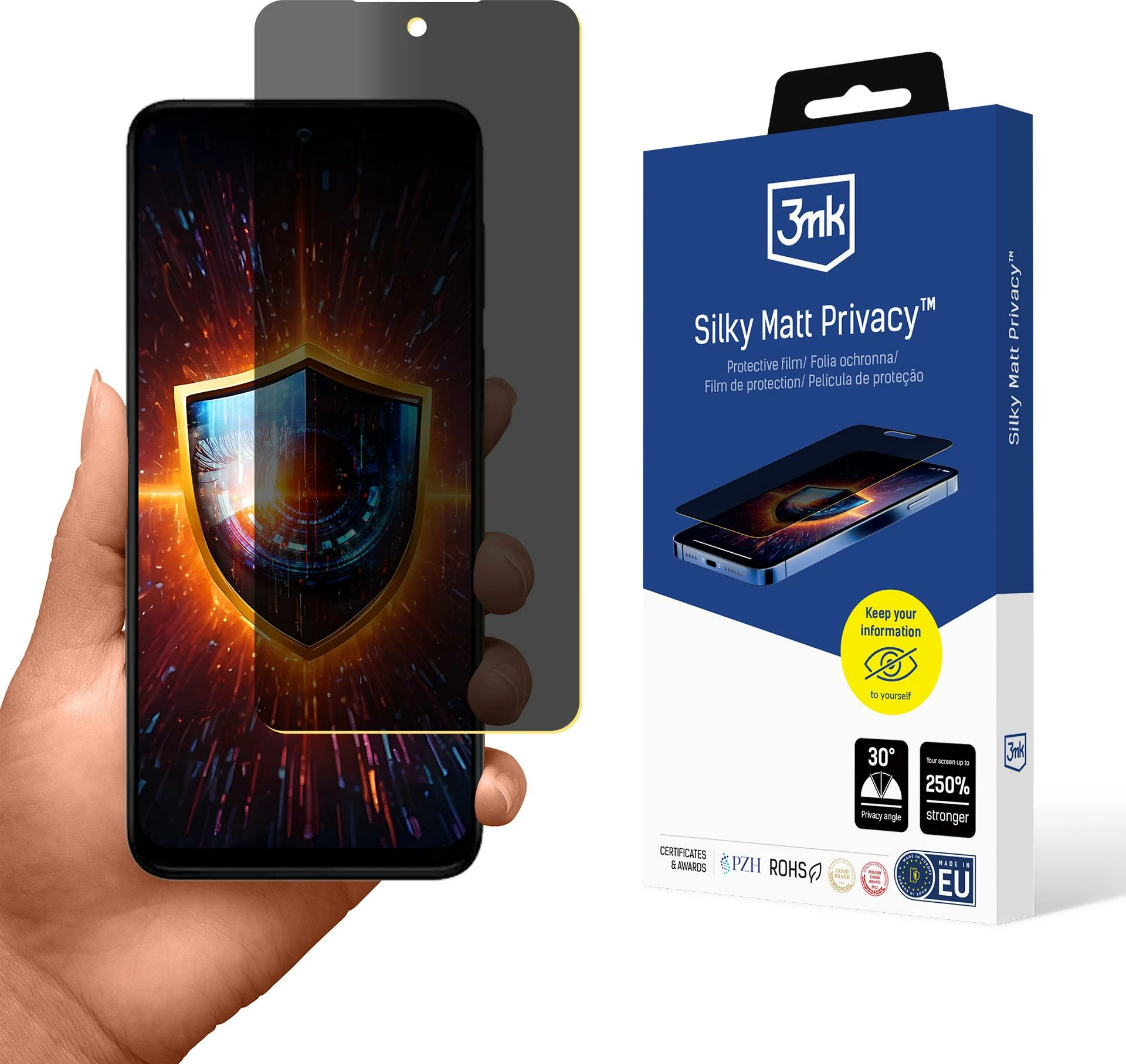 Folija za zasebnost 3mk Silky Matt za Motorola Moto G 5G 2025, mat