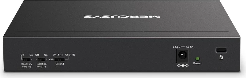 Stikalo Mercusys MS110P, 10-vratno, PoE+, črno Stikalo Mercusys MS110P, 10-vratno, PoE+, črno