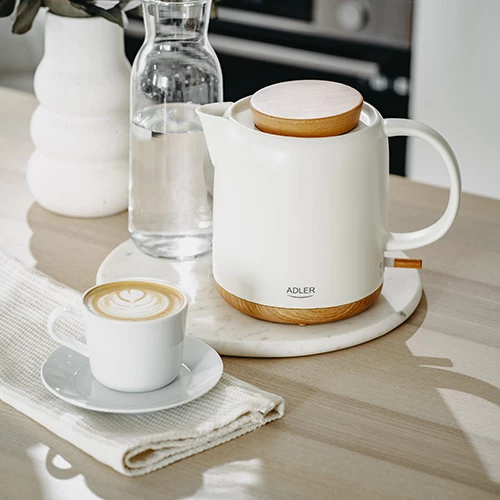 Električni čajnik, Adler AD 1304, 1,0 L, 1200 W, ecru
