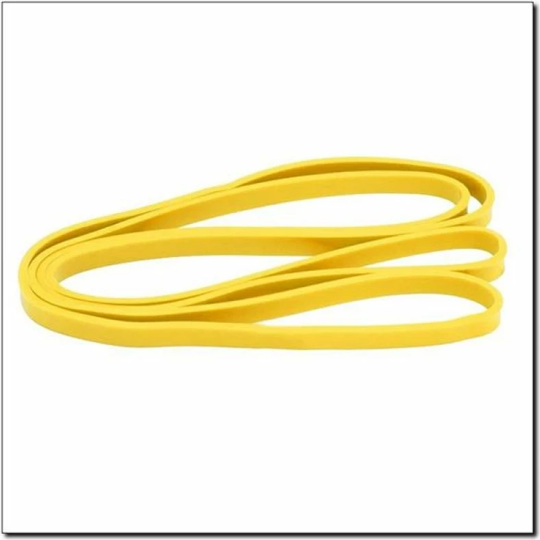 Elastični odporni trak za vadbo HMS GU05, rumene barve