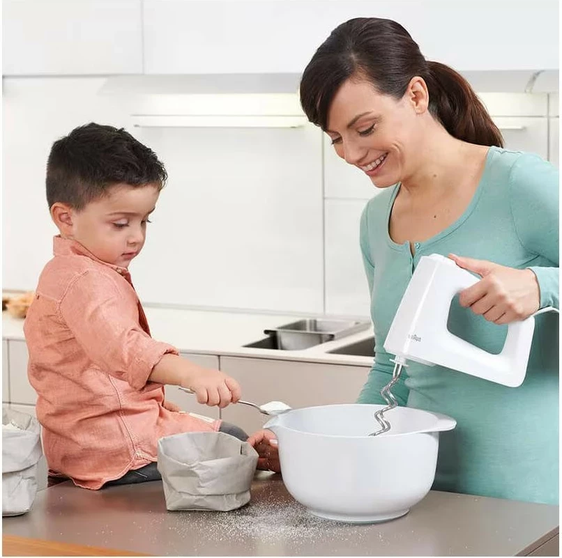 Ročni mešalnik, Braun MultiMix 3 HM 3000WH, 450 W, 5 hitrosti, bel