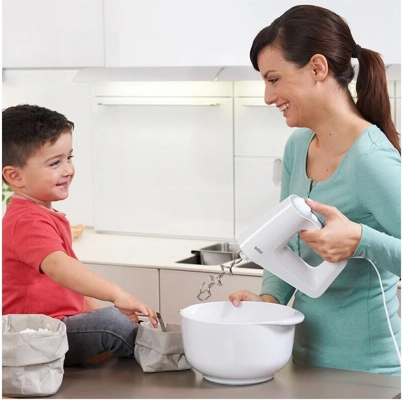 Rokčni mešalnik, Braun MultiMix 3 HM 3137WH, 500 W, bel