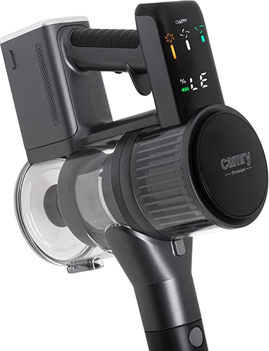 Brezžični sesalnik za velike hiše, Adler CR 7063, brezkrtačni motor 400 W, 31.000 Pa, posoda 0,6 L, do 100 min, LED zaslon, z 2 baterijama