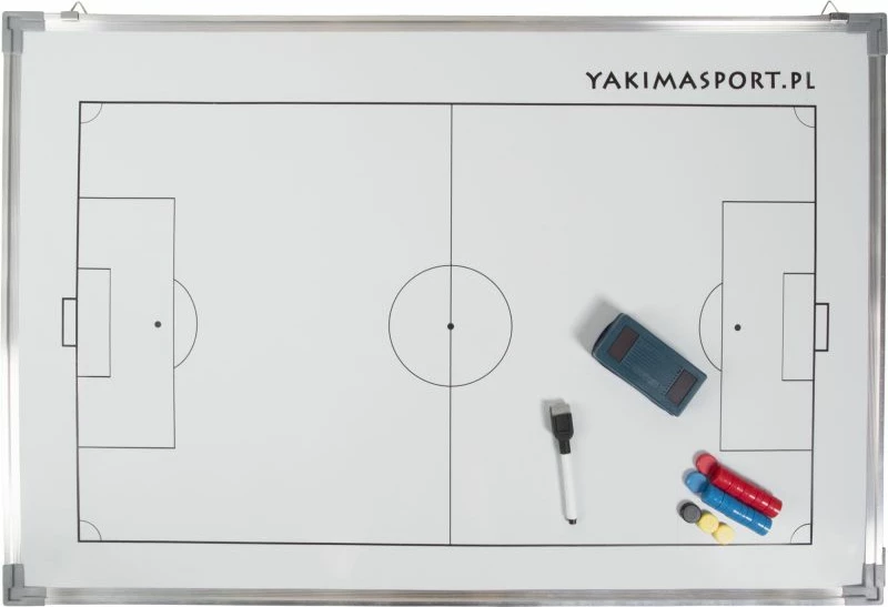 Taktična nogometna tabla Yakimasport, bela