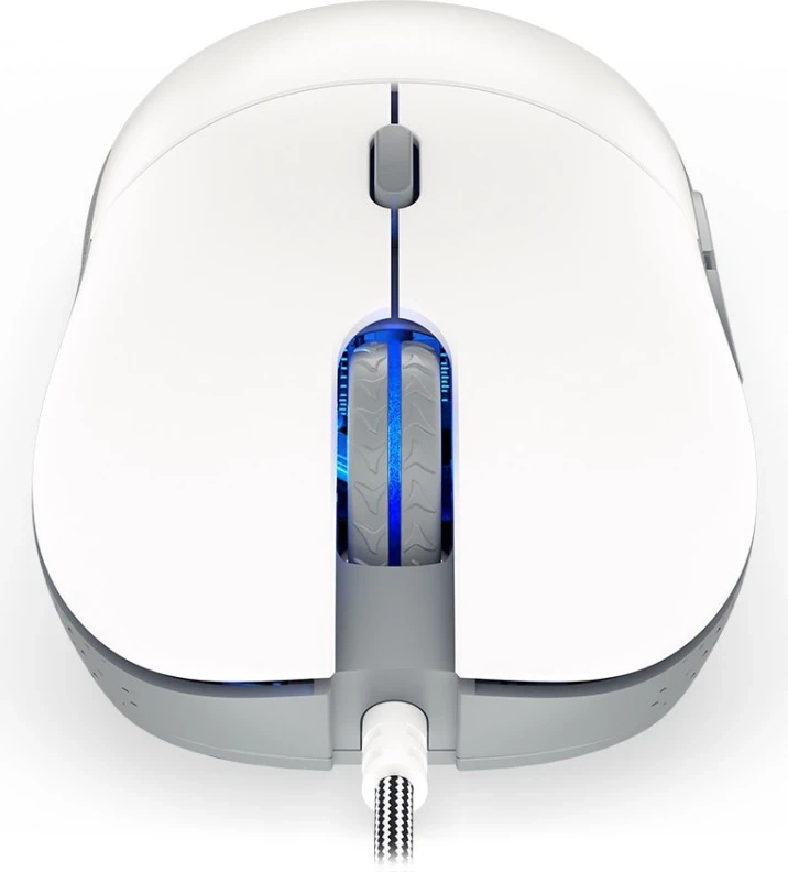 Žična miška z RGB osvetlitvijo Endorfy GEM Plus, bela
