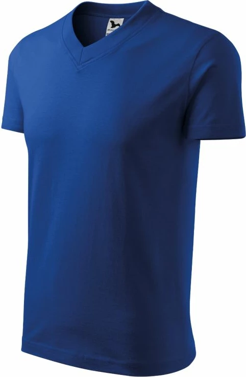 Majica z V-izrezom Adler MLI-10205, modra, unisex