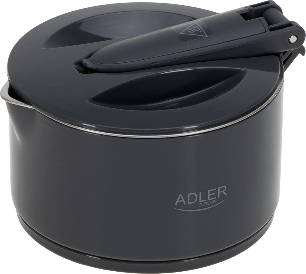 Električni grelnik vode Adler AD 1377g, silikonski, 0,6 L, siv