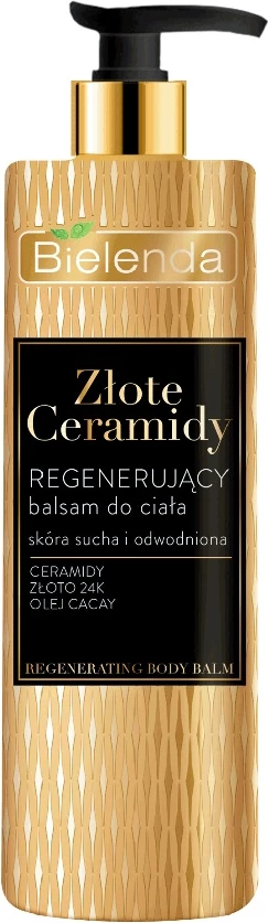 Regenerativni negovalni balzam za telo Bielenda Golden Ceramides, 400 ml