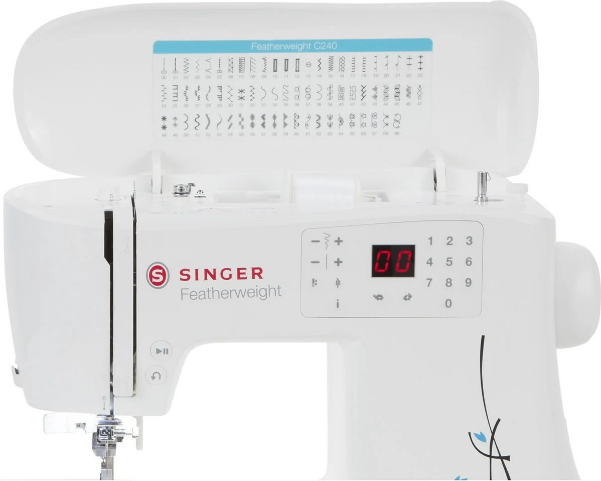 Šivalni stroj Singer C240 Featherweight, bel