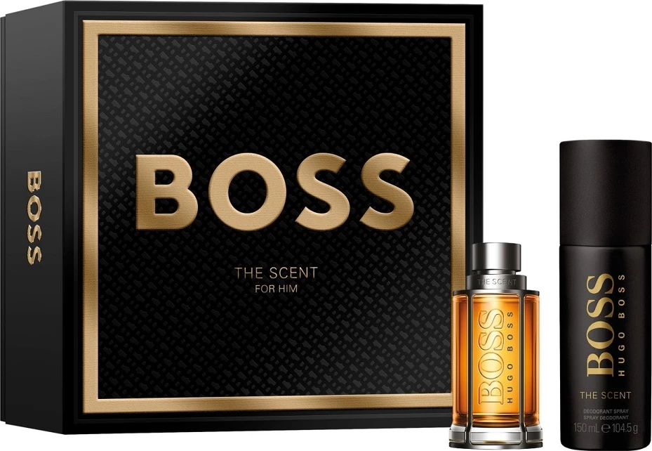 Set Eau de Toilette in dezodorant za moške The Scent, Hugo Boss, 50 ml + 150 ml