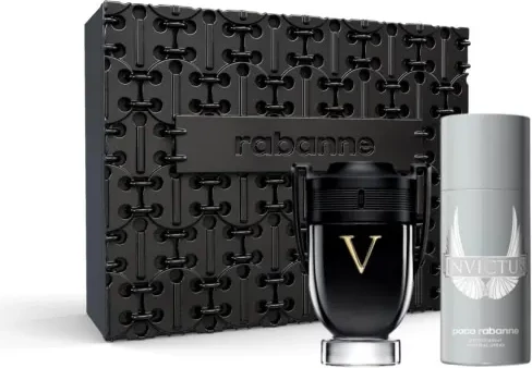 Set Eau de Parfum za moške Paco Rabanne Invictus Victory, 100 ml, 2 kosa