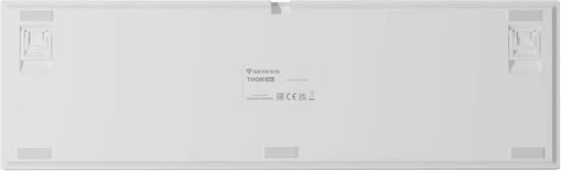 Mekanična tipkovnica Genesis Thor 404, Outemu Peach Silent, RGB, full-size, bela