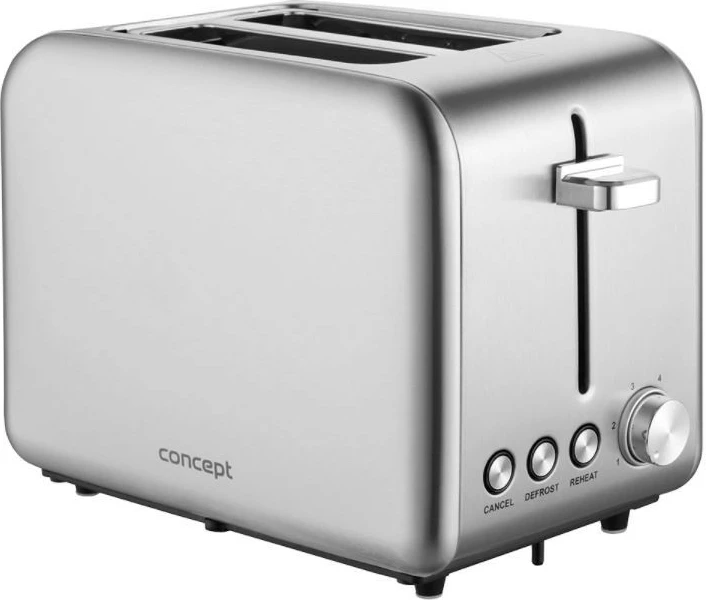 Tost za kruh Concept SINFONIA TE2050, 2 reže, nerjaveče jeklo