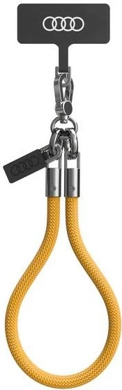 Univerzalen trak za pametni telefon Audi, 28 cm x 8 mm, rumen