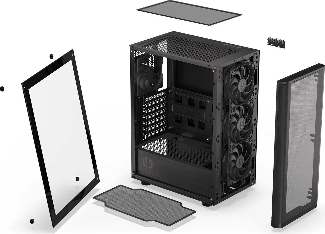 Procesorski hladilnik ENDORFY Ventum 200 Air, črn