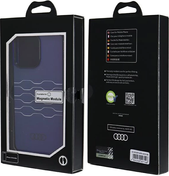 Ovitek za telefon IML MagSafe, modre barve, Audi, za iPhone 14 Pro Max