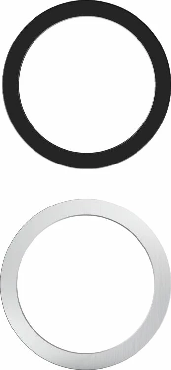 Magnetni obroč 2-v-1 z MagSafe, Tech‑Protect MMP-110, srebrno-črn, set 2 kosa