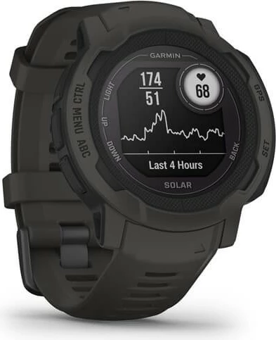 Pametna ura Garmin Instinct 2 Solar, 2,29 cm (0,9"), MIP, GPS, grafit