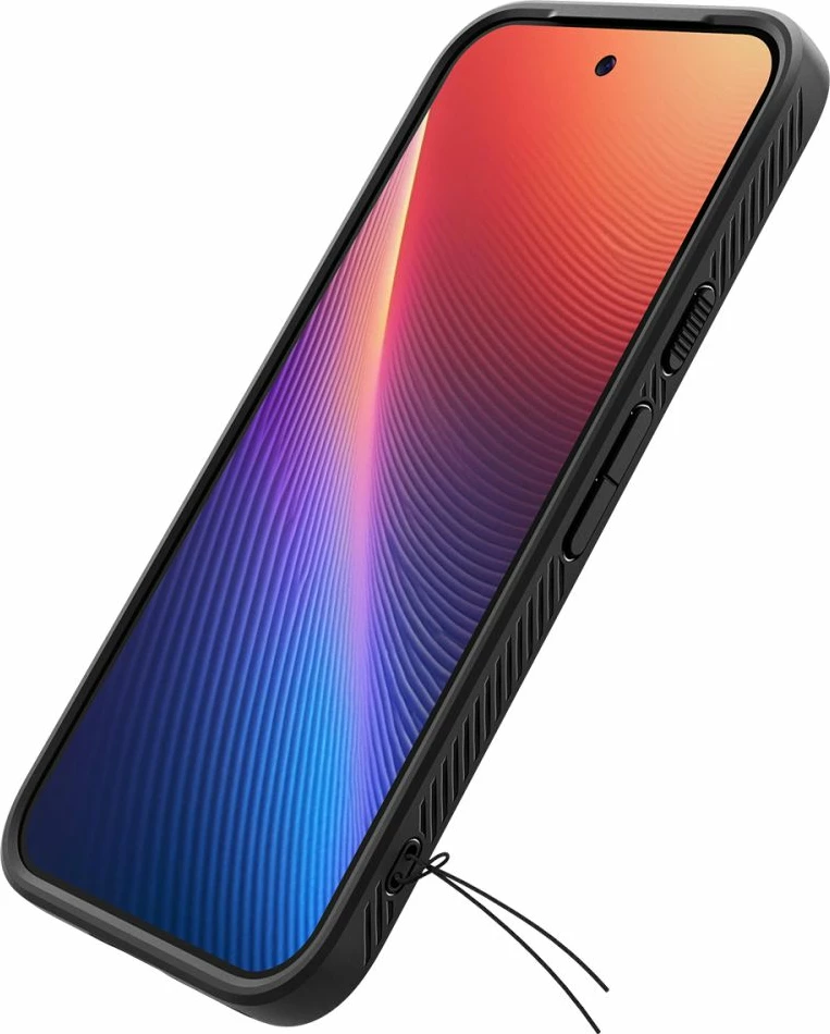 Ovitek za telefon Liquid Air Spigen za Google Pixel 9A, mat črn