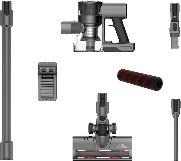 Brezžični sesalnik PowerGlide Lafe 200 W, brez kabla, siv