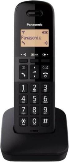 Brezžični telefon Duo Panasonic KX-TGB612, črn, set 2 kosa