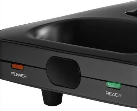 Večfunkcijski toster z 3 zamenljivimi ploščami, 750 W, črn - Amica SMK4011