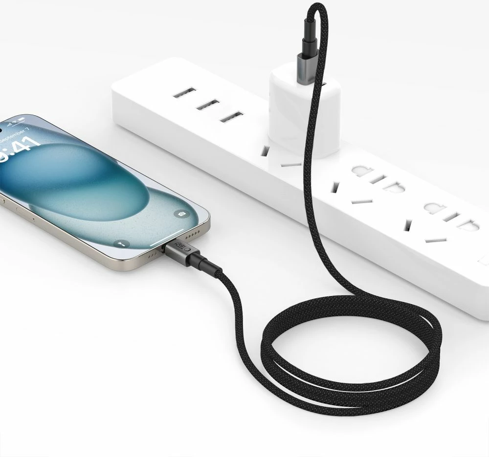 Kabel USB-A na USB-C, 50 cm, siv, Tech-Protect UltraBoost DNA