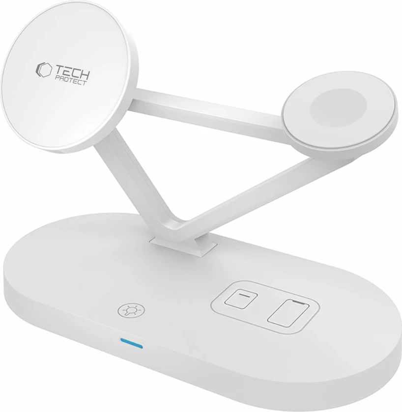 Brezžični polnilec 3-v-1 z MagSafe Tech-Protect QI15W-A41, bel