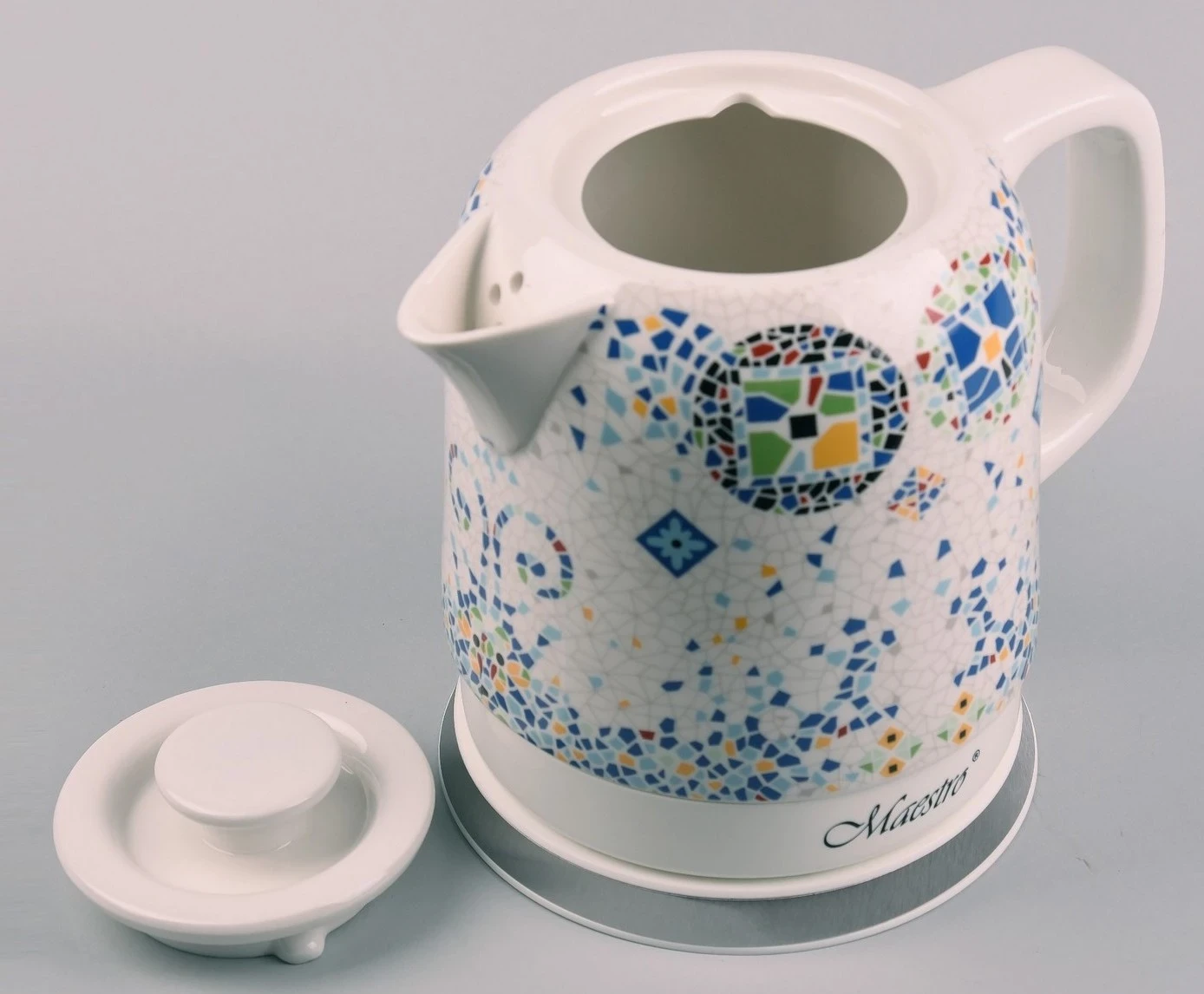 Električni čajnik 1,5 L, 1200 W, moder Maestro MR-068