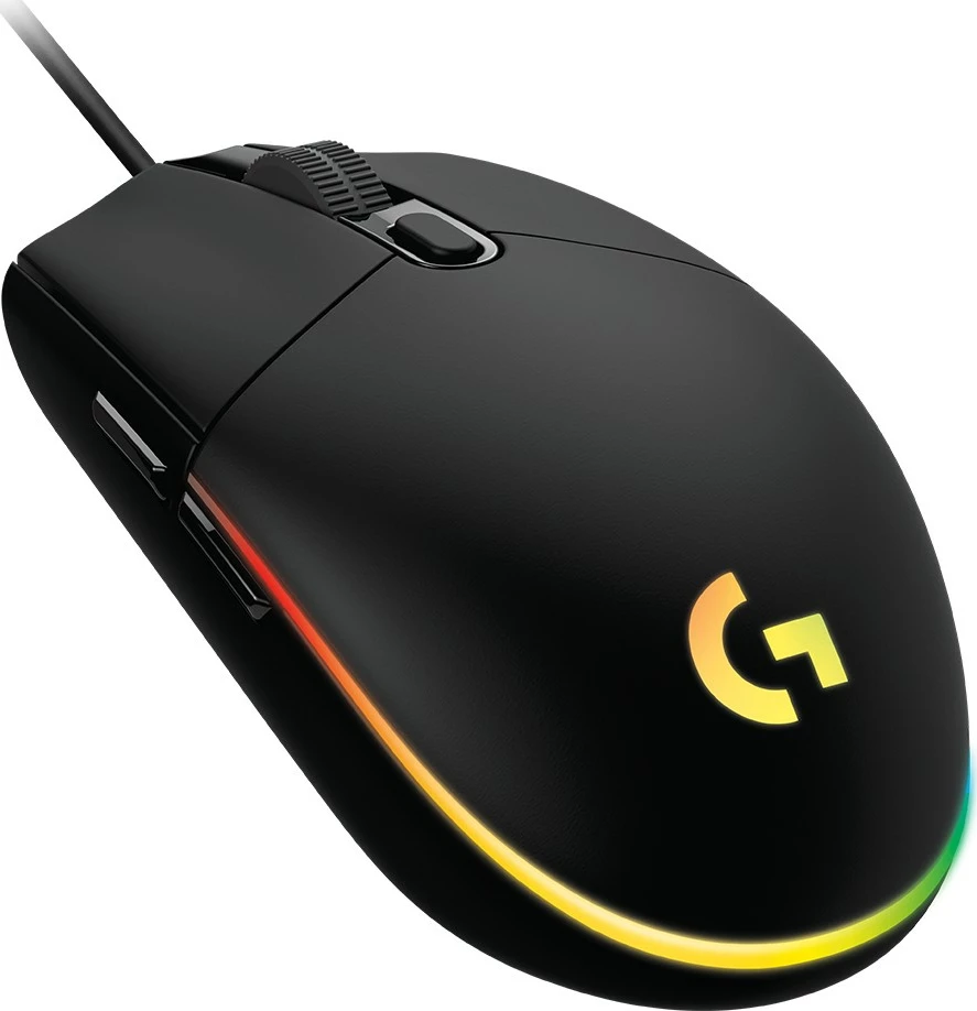 Maus Logitech G102 LIGHTSYNC, 8000 DPI, črn