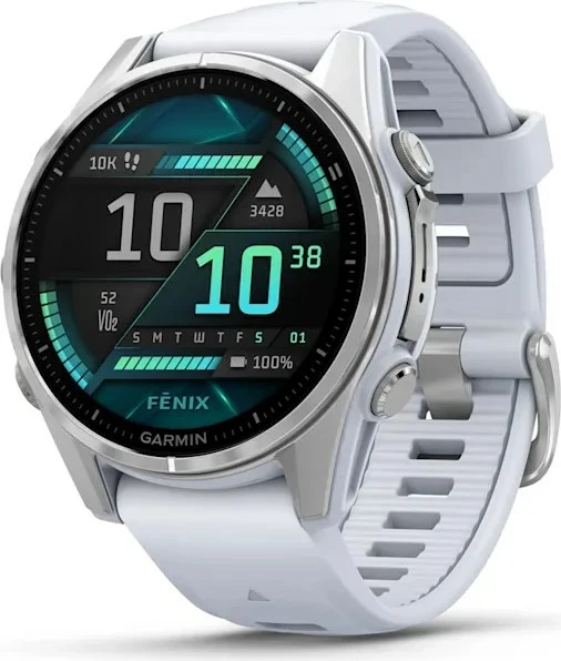 Pametna športna ura Garmin Fenix 8, 43 mm, AMOLED, 32 GB, GPS, srebrna Pametna športna ura Garmin Fenix 8, 43 mm, AMOLED, 32 GB, GPS, srebrna