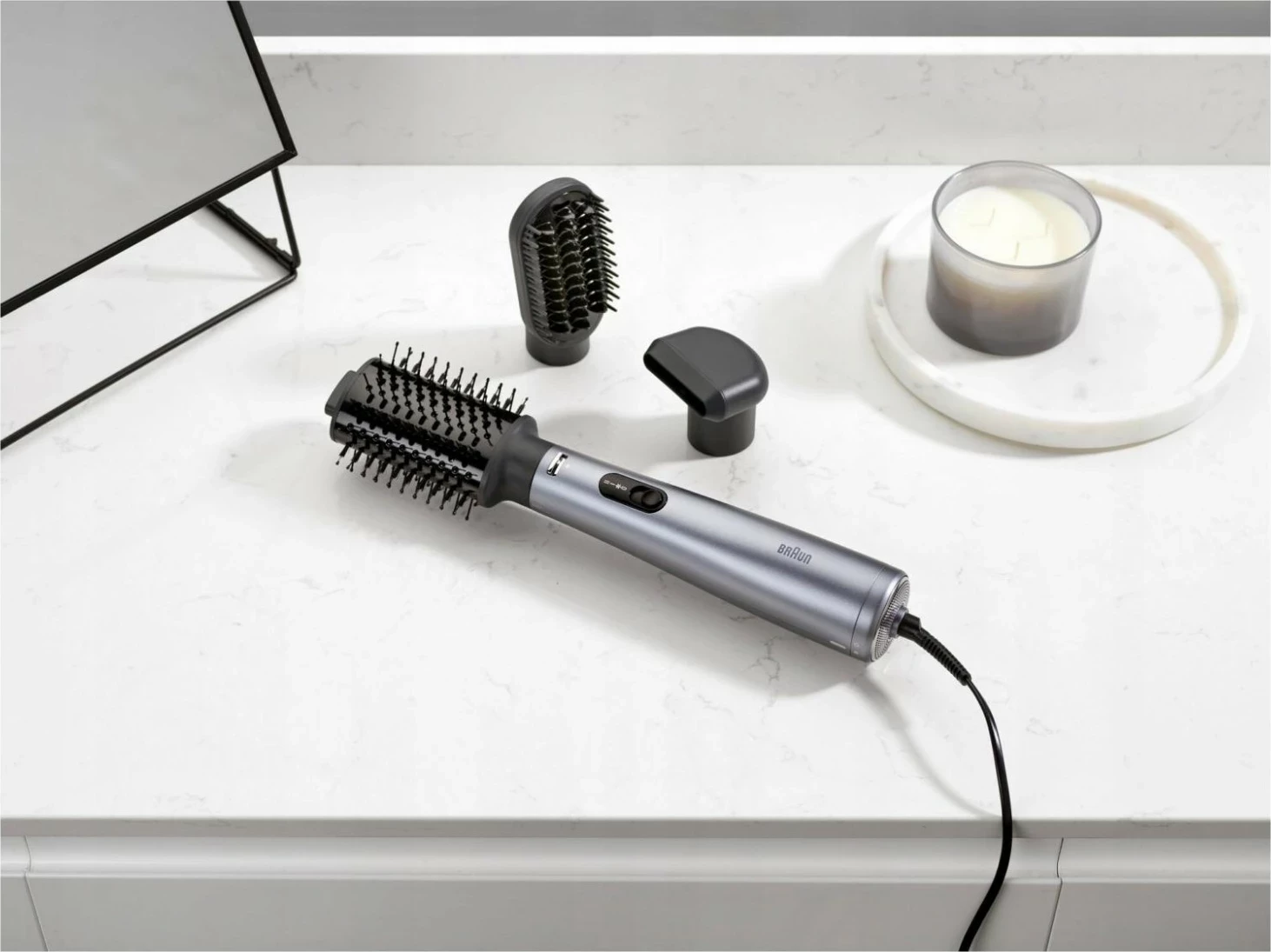 Sušilnik za lase, 1000 W, srebrn - Braun AS4.3 AS430E